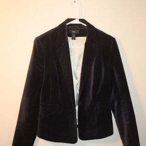 H&M Blue Velvet Women's Blazer